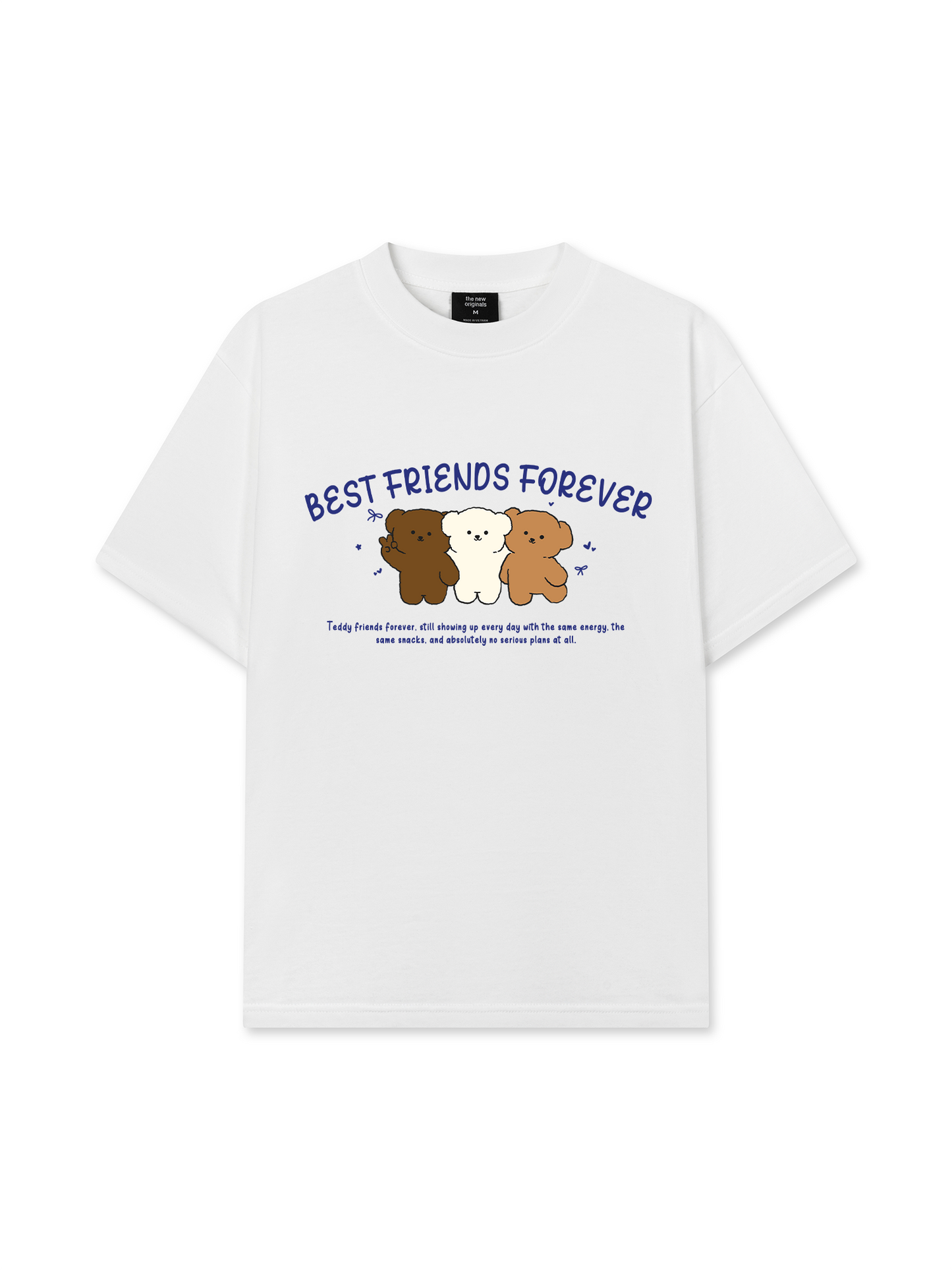 Áo Thun Relaxed Fit Teddy Land Best Friends Forever