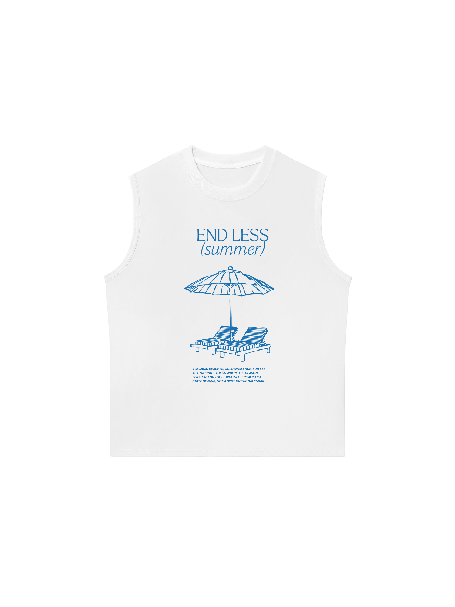 Áo Ba Lỗ Relaxed Fit End Less Summer Quote