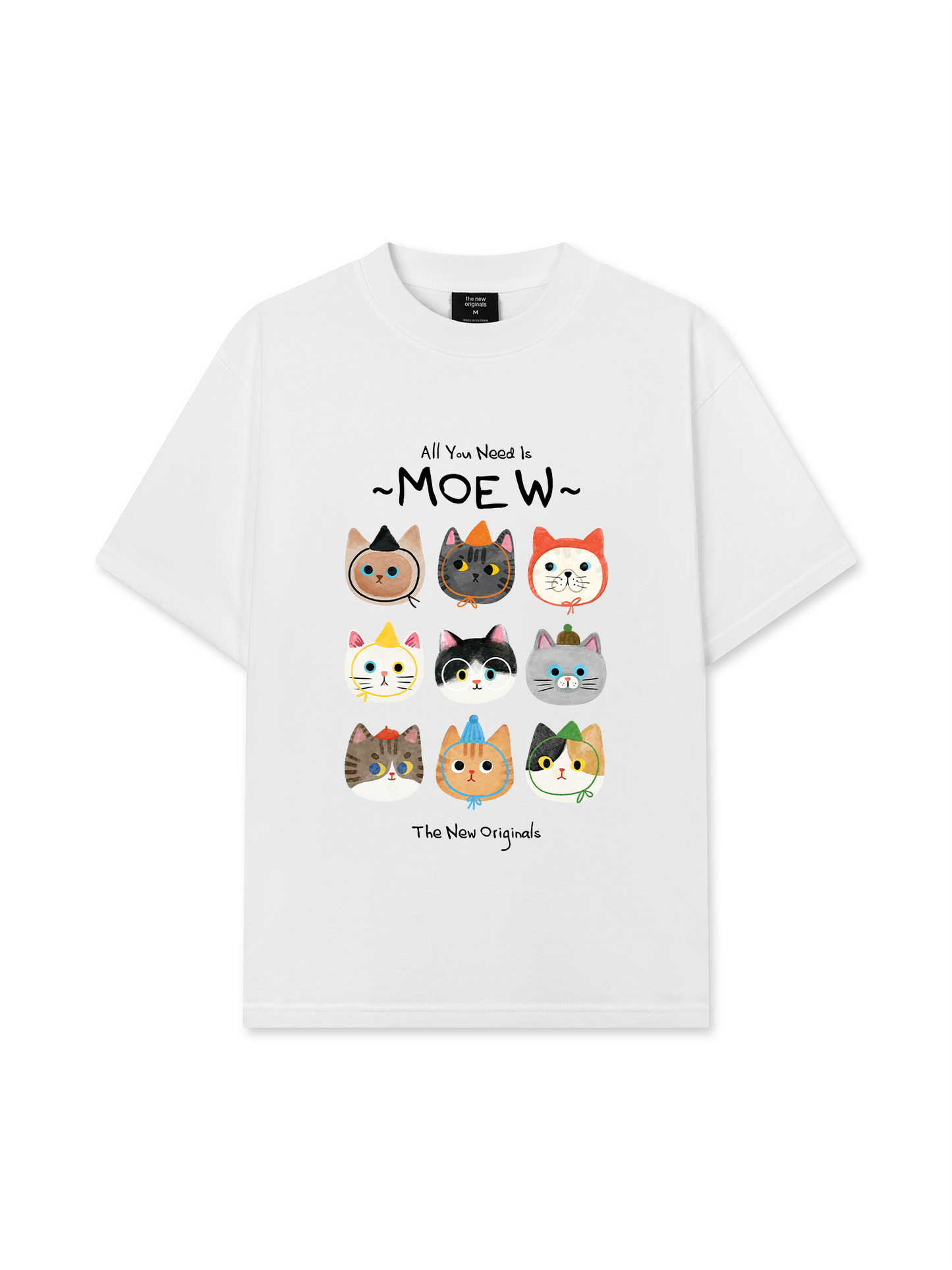 Áo Thun Relaxed Fit All You Need Is Moew