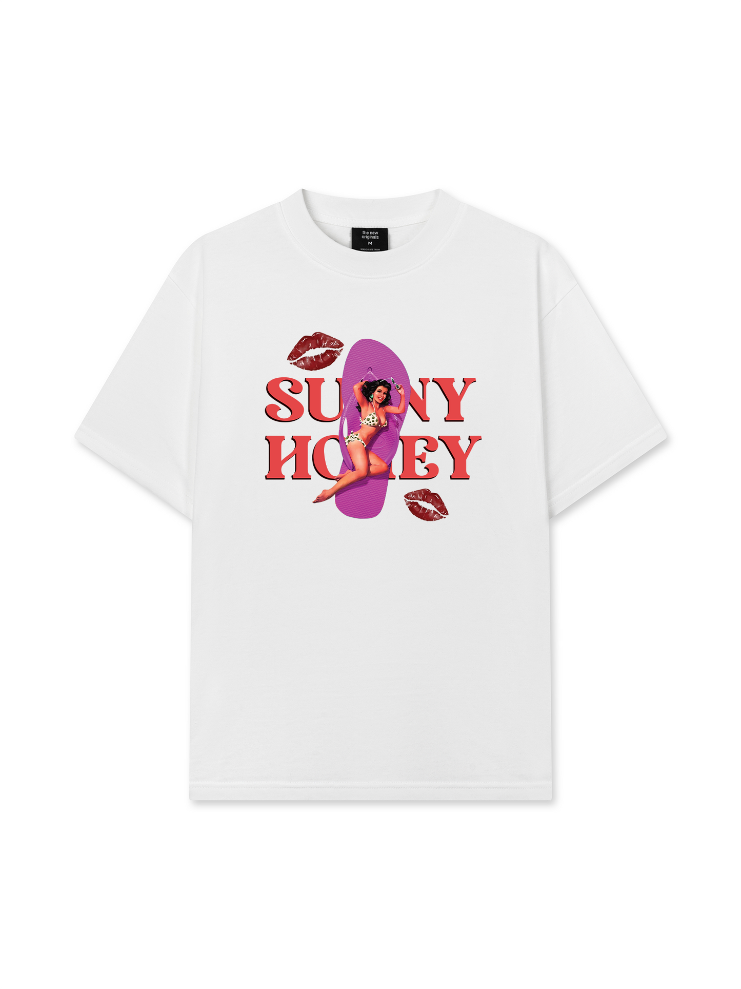 Áo Thun Relaxed Fit Summer Vibes Fresh Passion Days