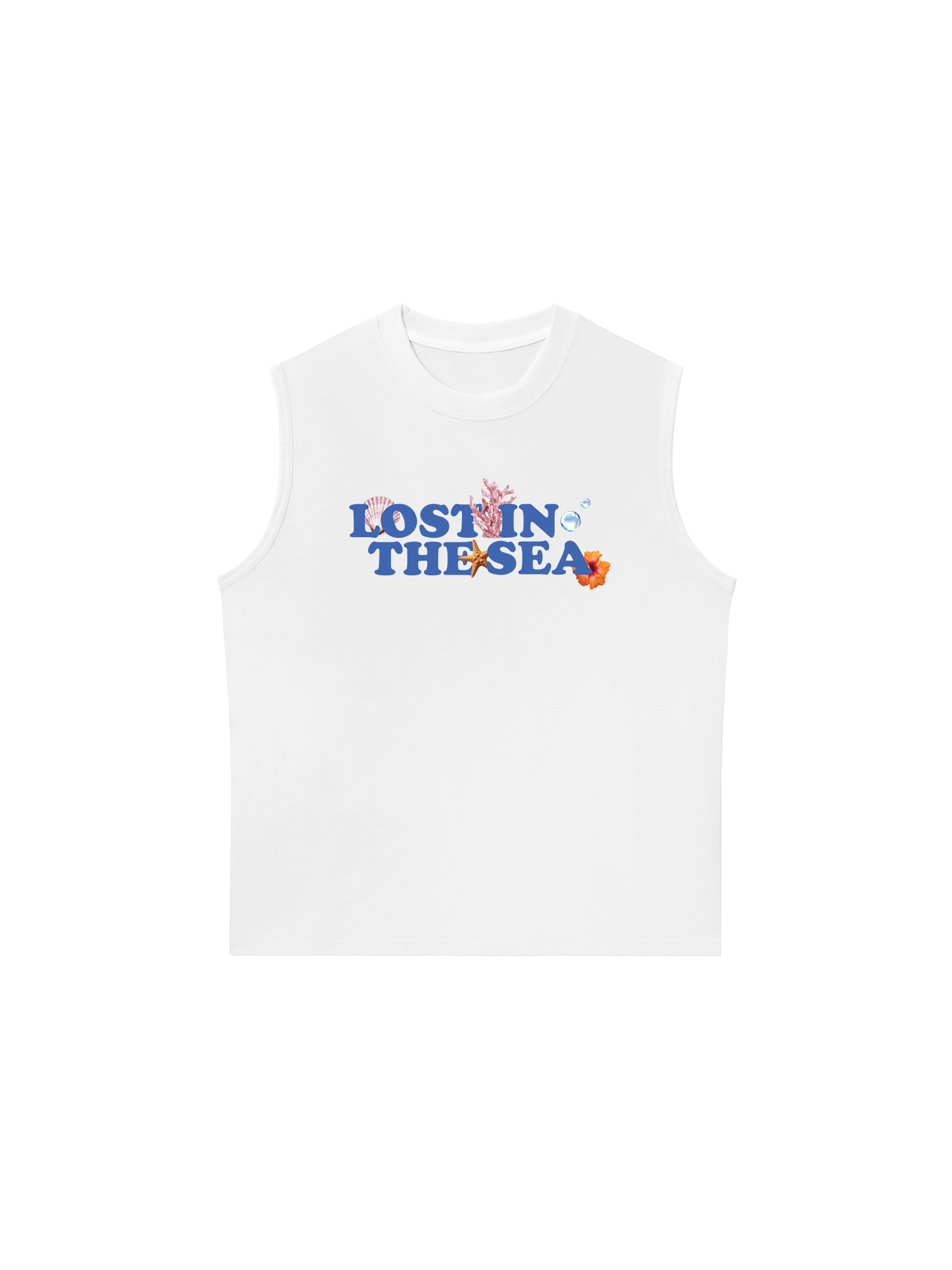 Áo Ba Lỗ Relaxed Fit Summer Vibes Lost In The Sea
