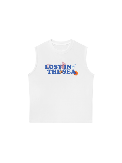 Áo Ba Lỗ Relaxed Fit Summer Vibes Lost In The Sea