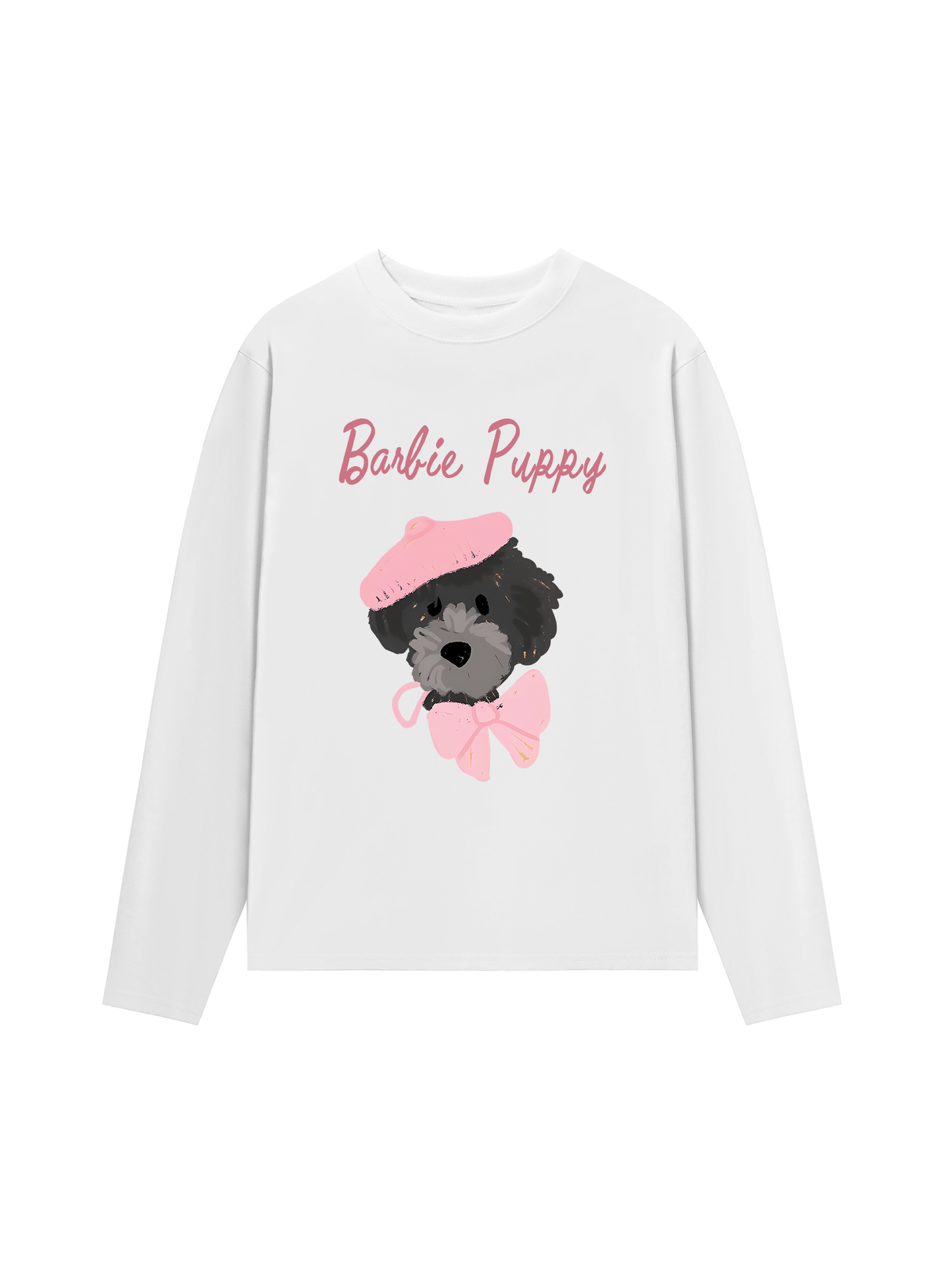 Áo Thun Dài Tay Animal Barbie Puppy