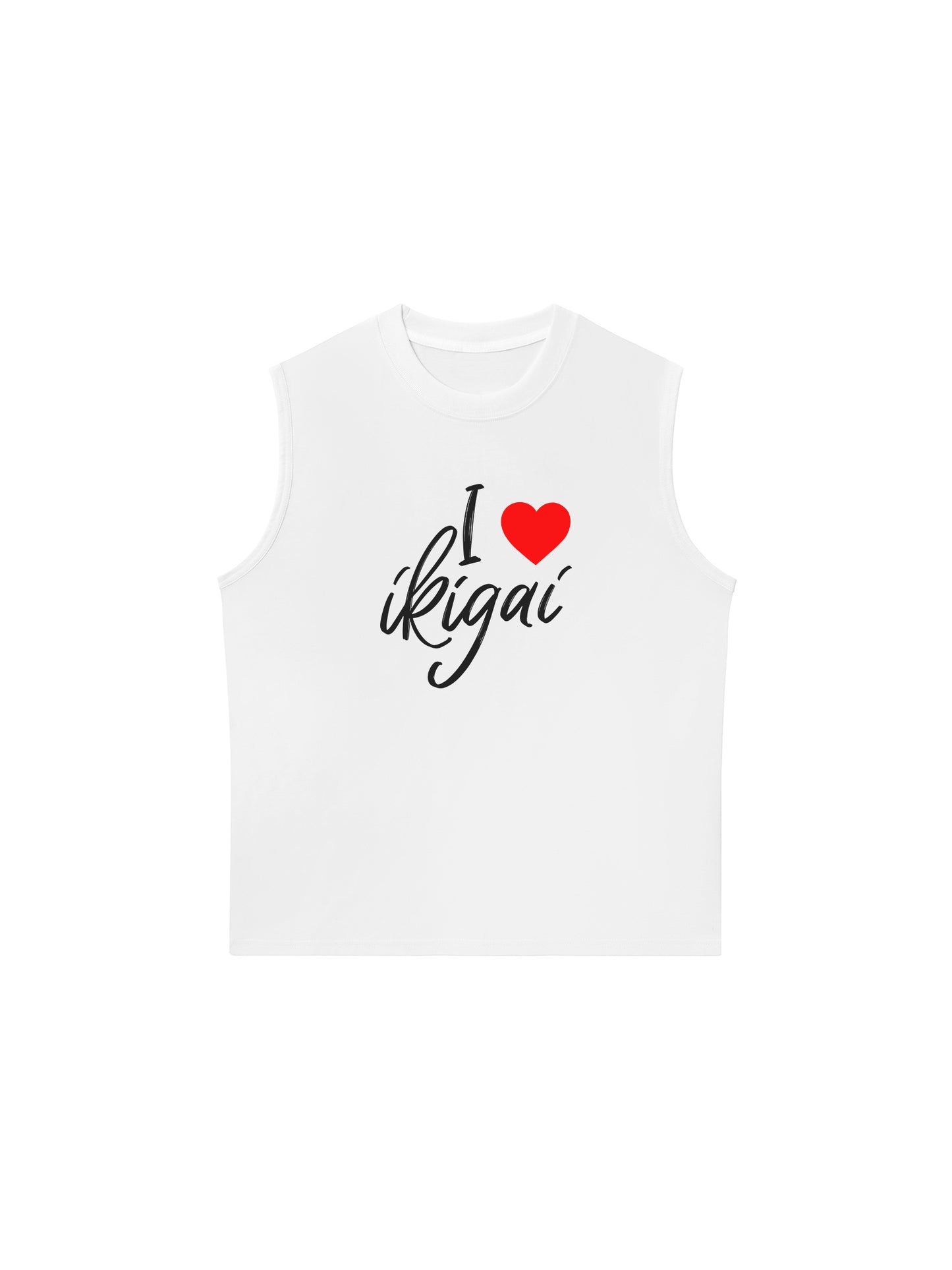 Áo Ba Lỗ Relaxed Fit I Love Ikigai