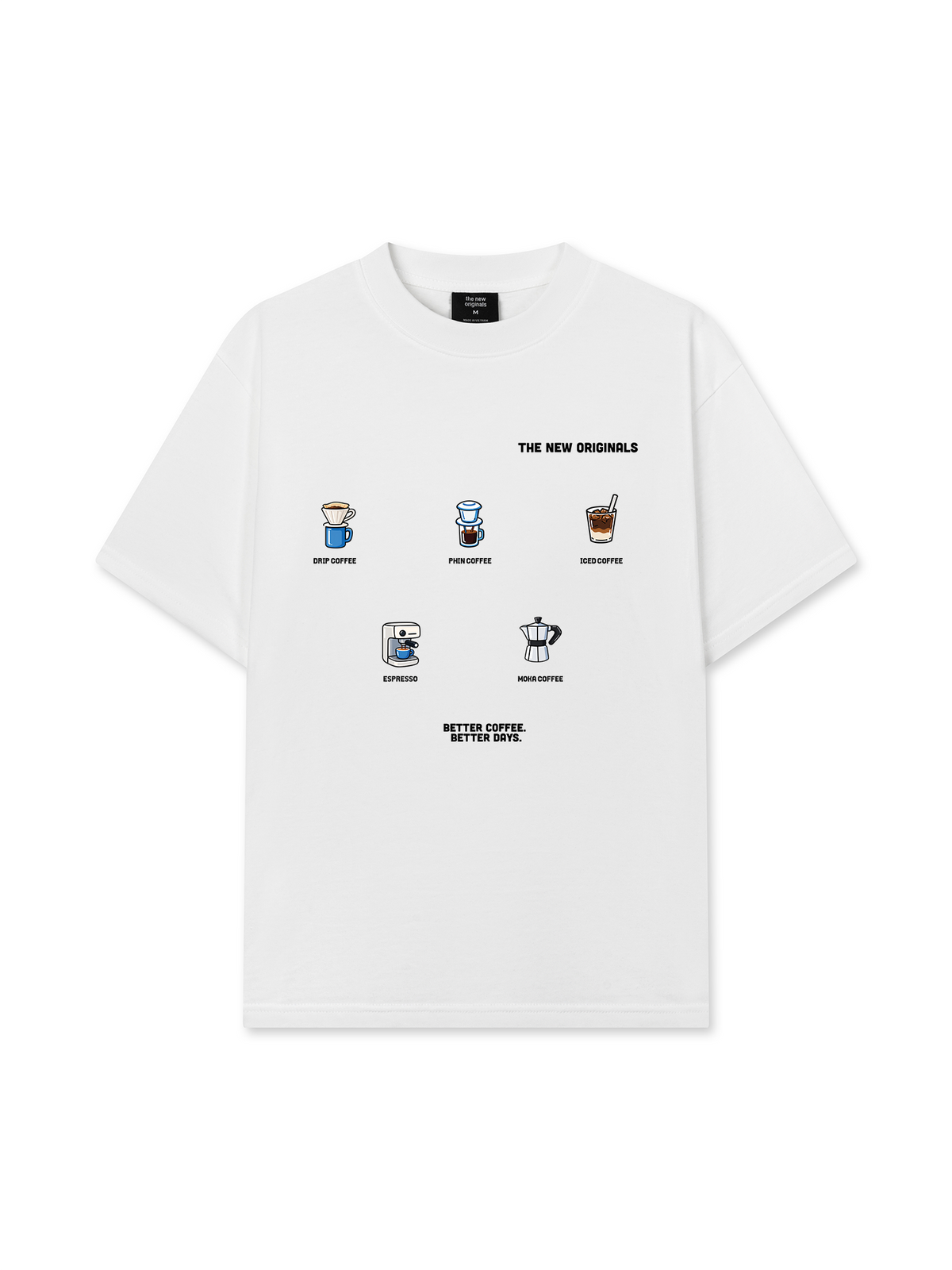 Áo Thun Relaxed Fit Better Coffee Better Days