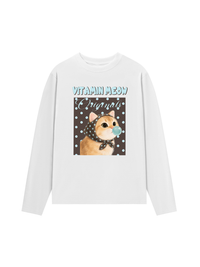Áo Thun Dài Tay Vitamin Meow Blue Tiffany