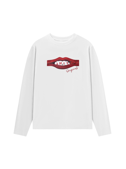 Áo Thun Dài Tay Teeth Zip Classic