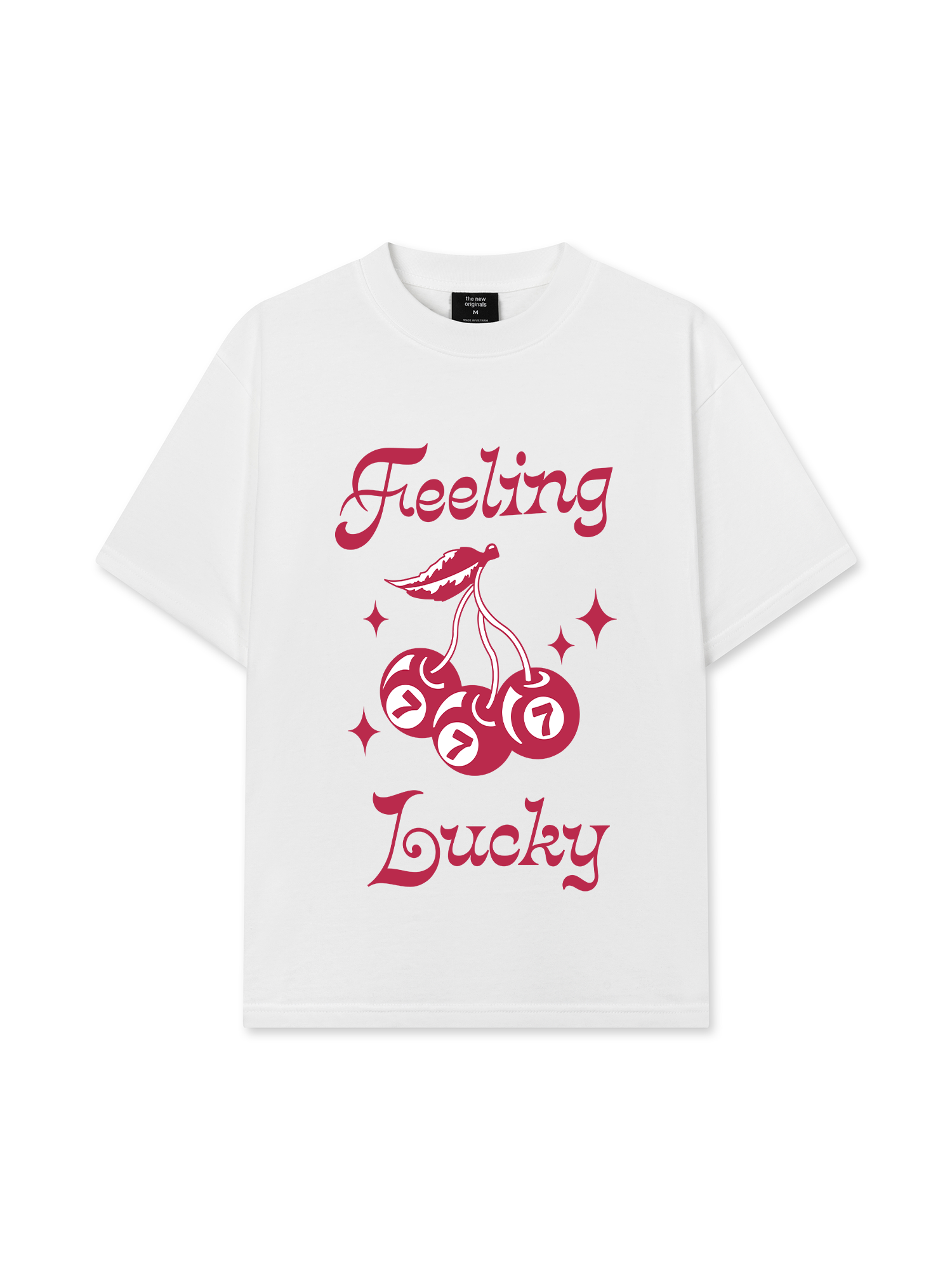 Áo Thun Relaxed Fit Cherry Luck 777
