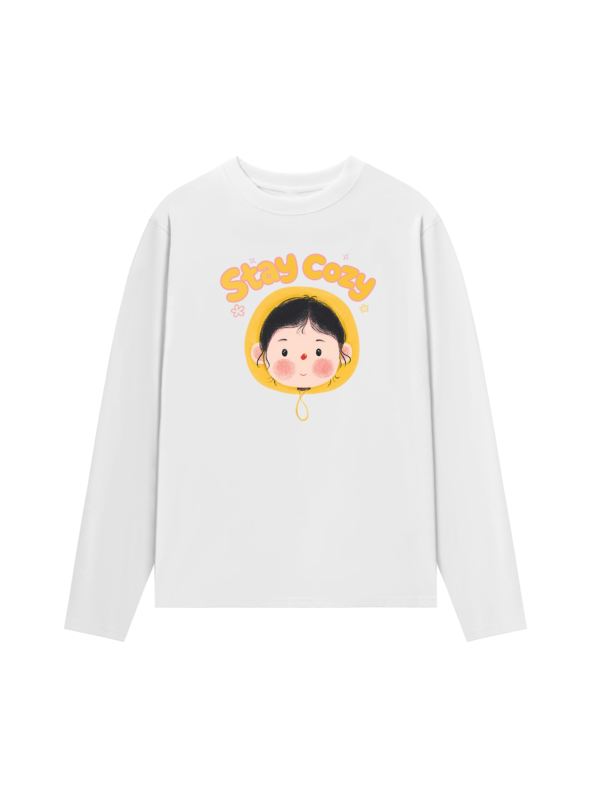 Áo Thun Dài Tay  Stay Cozy Little Girl