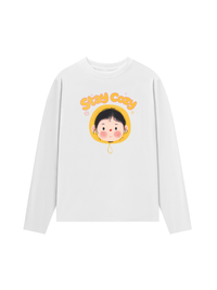 Áo Thun Dài Tay  Stay Cozy Little Girl