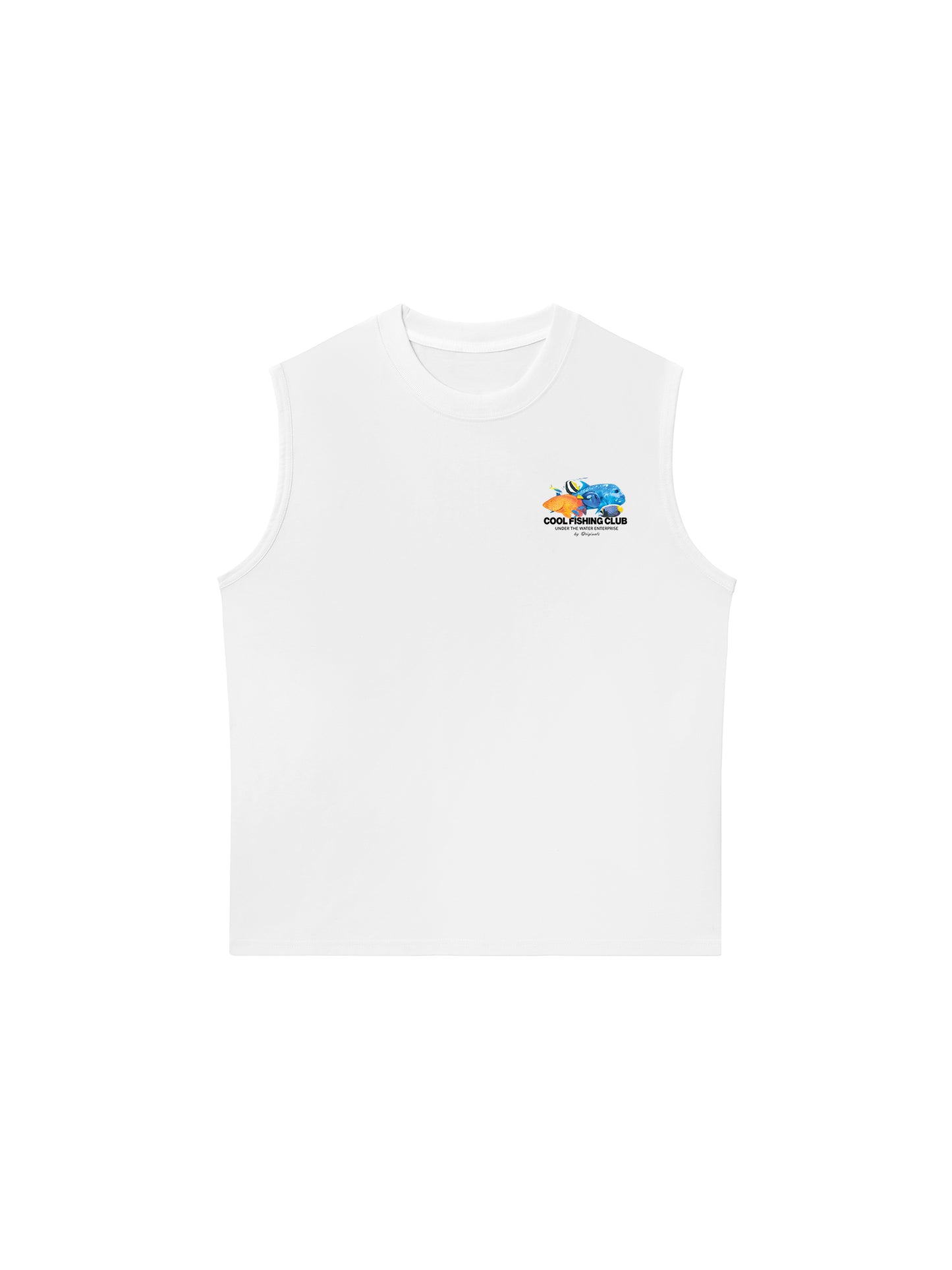 Áo Ba Lỗ Relaxed Fit Ocean Under The Water Fish