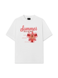 Áo Thun Relaxed Fit Summer Lives In My Heart