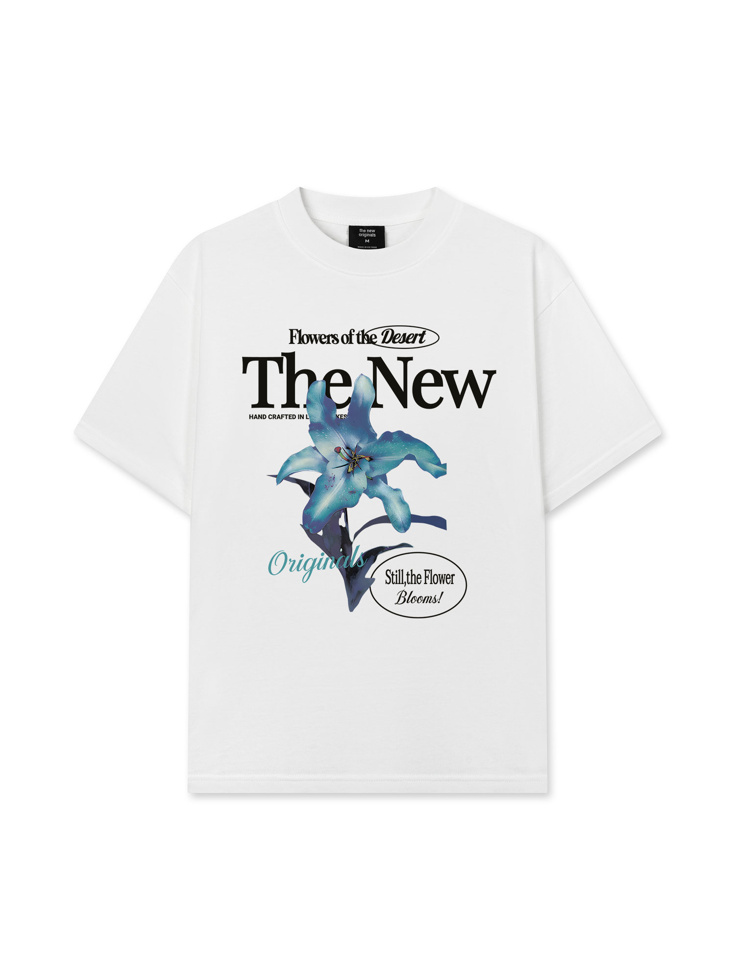Áo Thun Relaxed Fit Summer Vibes Flower Of The Desert Blue