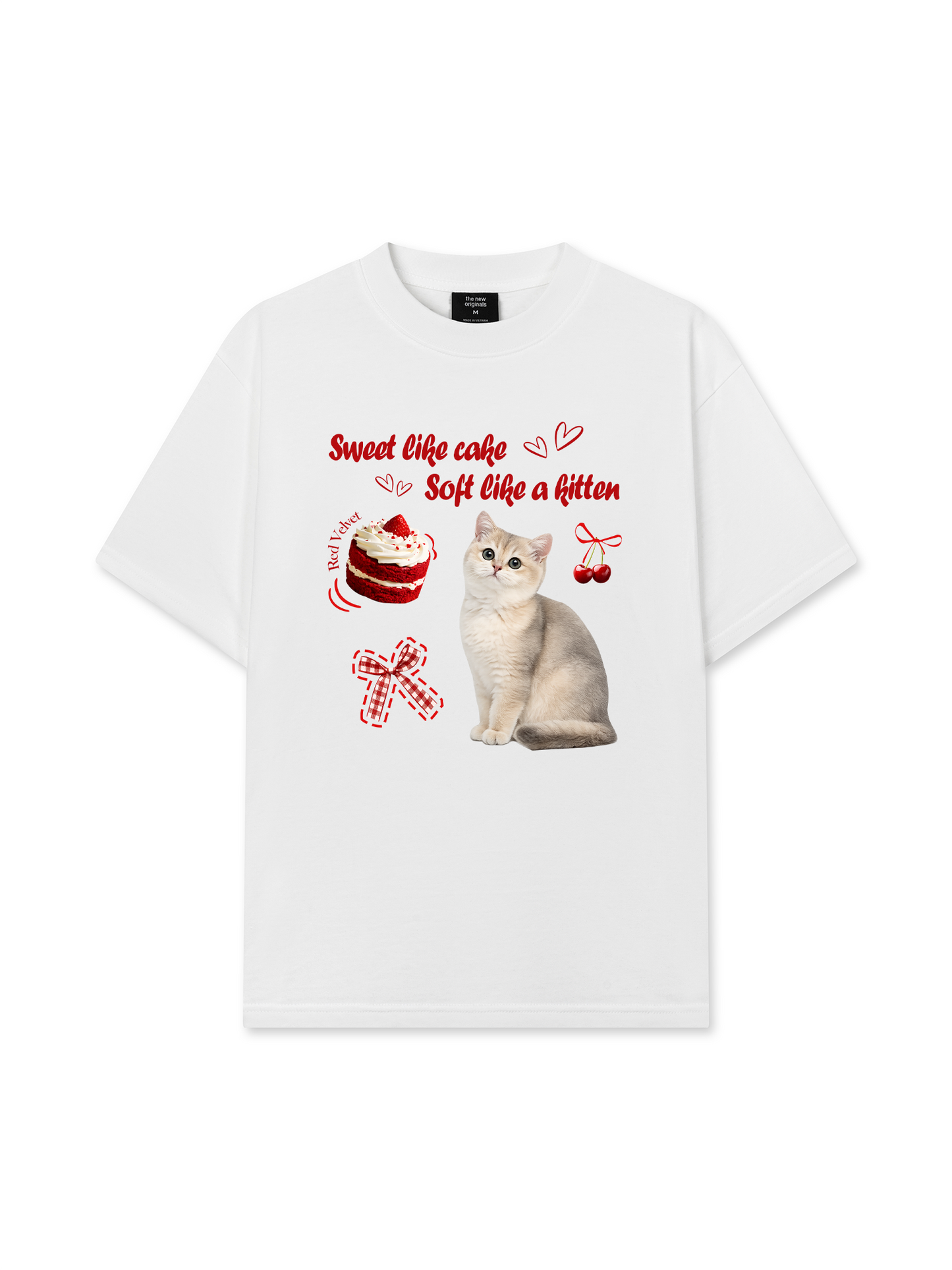 Áo Thun Relaxed Fit Daily Cuties Sweet Like Cake