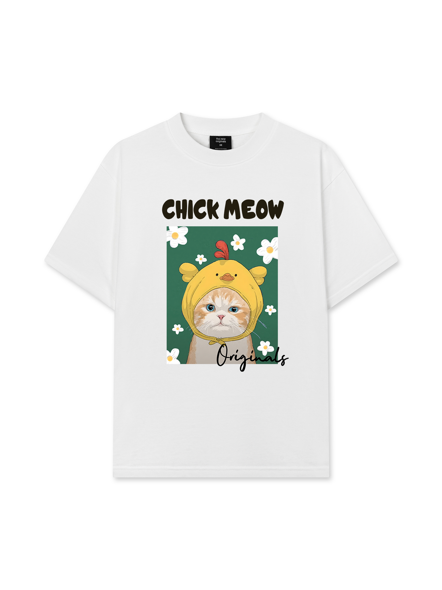 Áo Thun Relaxed Fit Chick Meow
