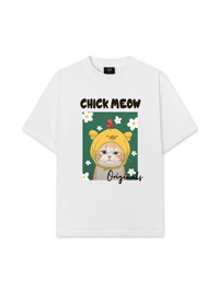 Áo Thun Relaxed Fit Chick Meow