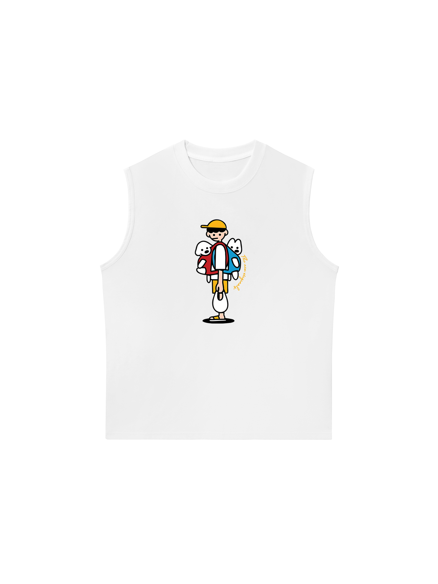 Áo Ba Lỗ Relaxed Fit Let_s Go