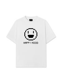 Áo Thun Relaxed Fit Pixel Universe Happy Mood
