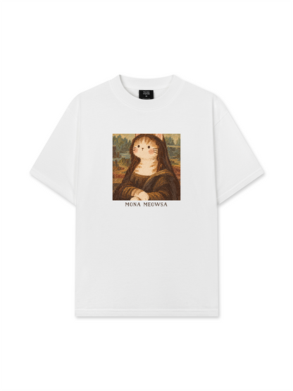Áo Thun Relaxed Fit Mona Meowsa