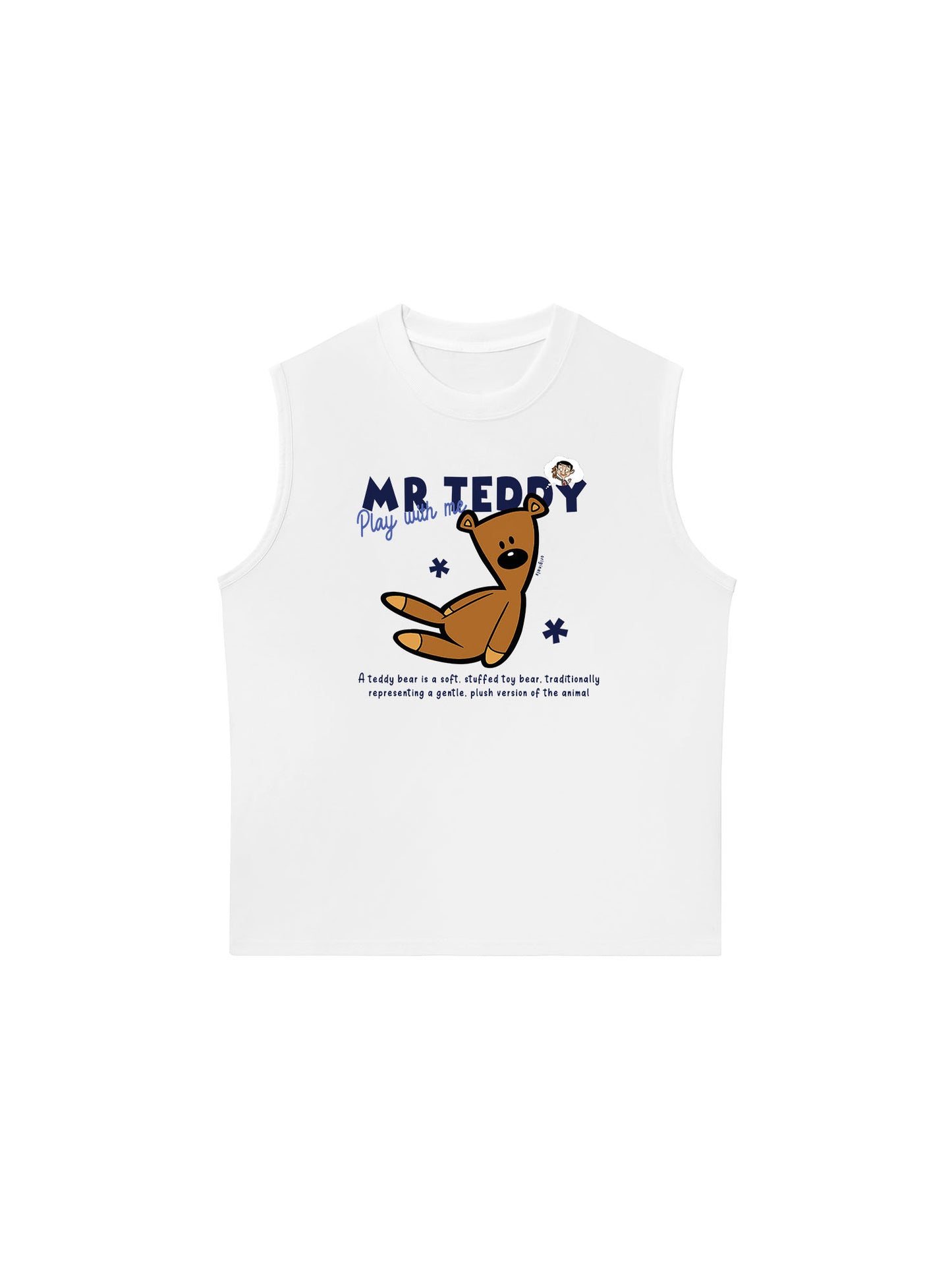 Áo Ba Lỗ Relaxed Fit Teddy Land Mr Teddy