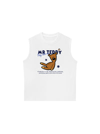 Áo Ba Lỗ Relaxed Fit Teddy Land Mr Teddy