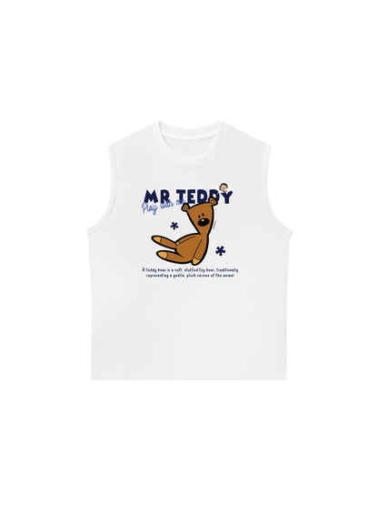 Áo Ba Lỗ Relaxed Fit Teddy Land Mr Teddy