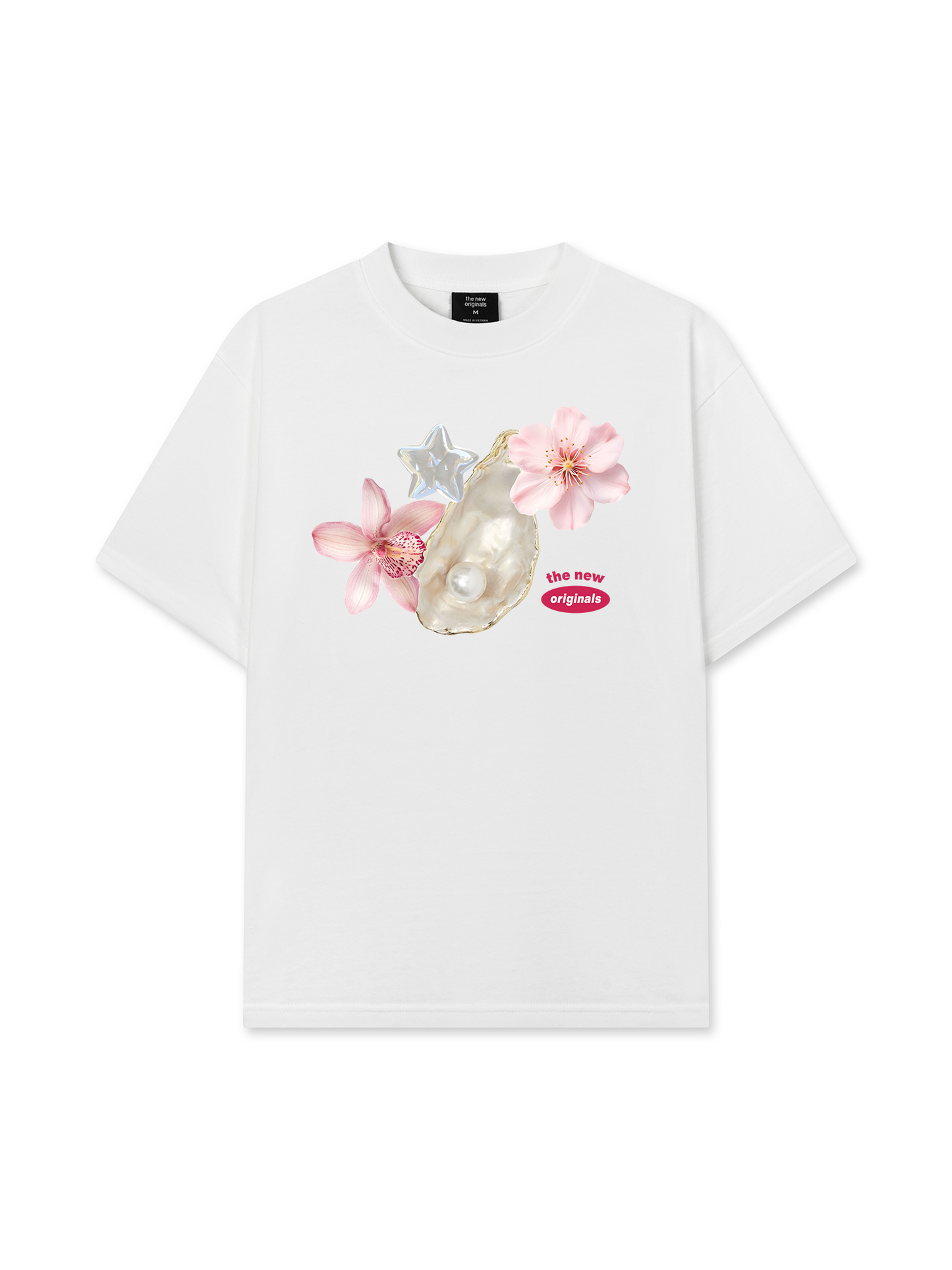 Áo Thun Relaxed Fit Pearl Bloom