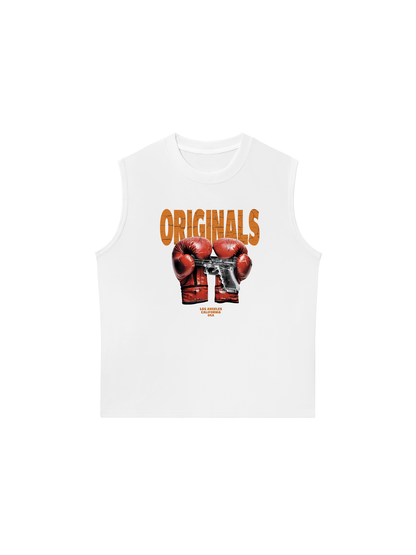 Áo Ba Lỗ Relaxed Fit Fitness Boxing Gun