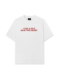 Áo Thun Relaxed Fit 90's Heart