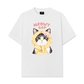 Áo Thun Relaxed Fit Meowy Cat Yellow Plaid