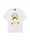 Áo Thun Relaxed Fit Meowy Cat Yellow Plaid
