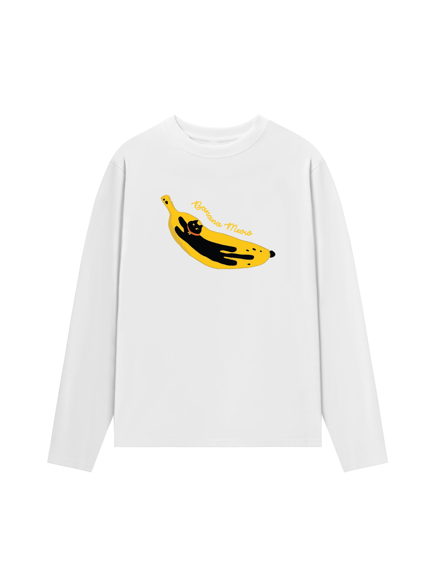 Áo Thun Dài Tay Banana Meow