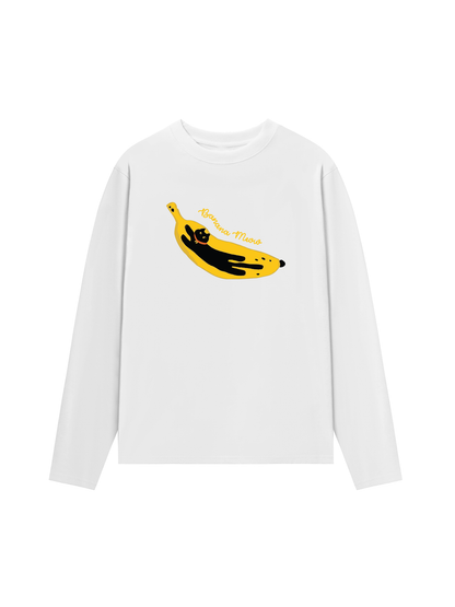 Áo Thun Dài Tay Banana Meow