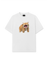Áo Thun Relaxed Fit Animal Mood Funny Meow