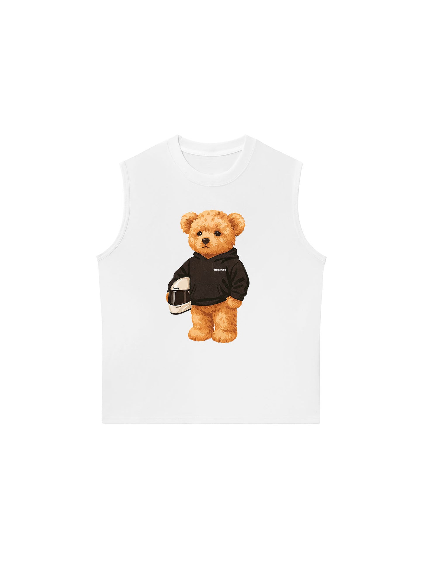Áo Ba Lỗ Relaxed Fit Teddy Ride Or Die