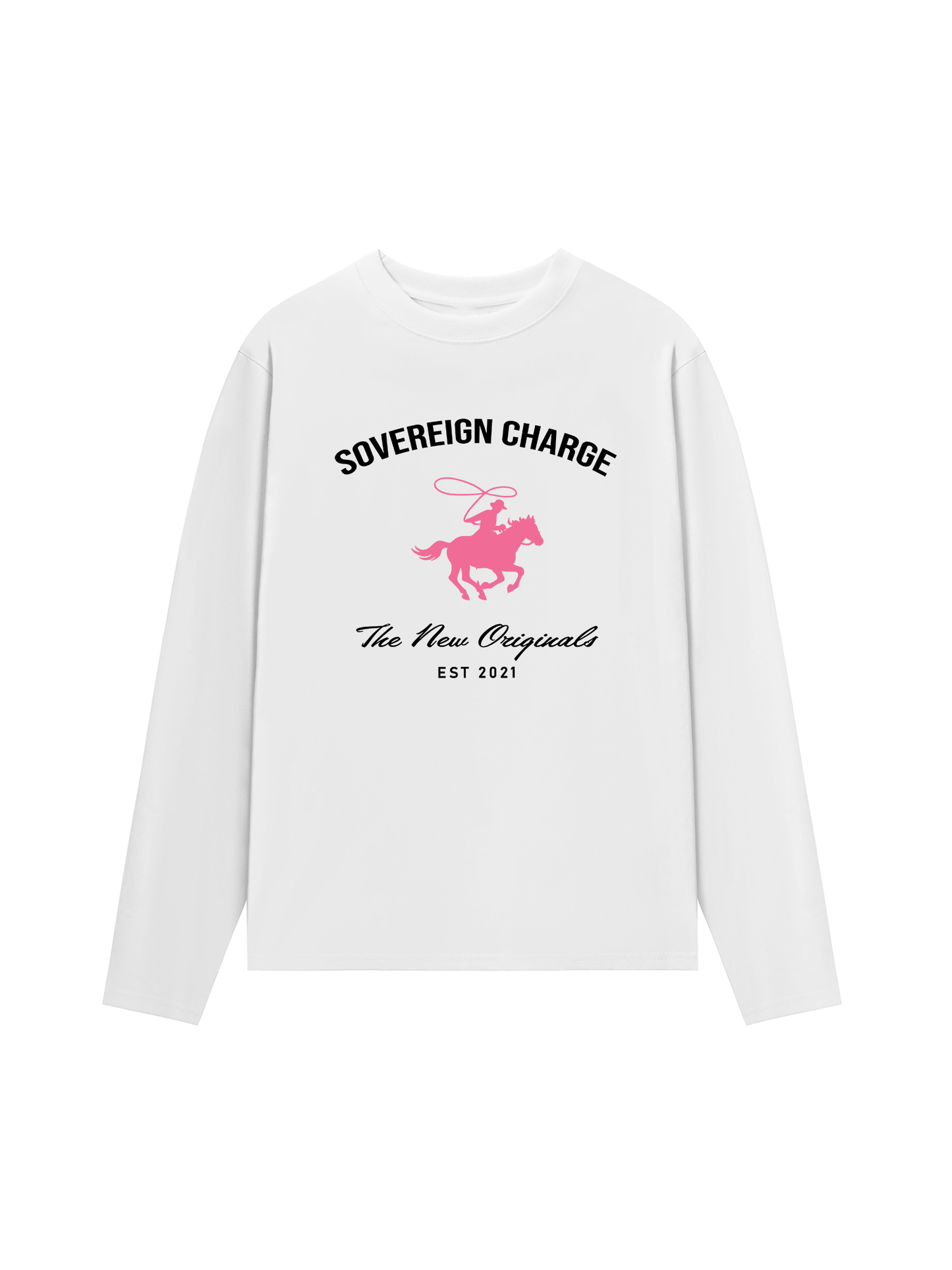 Áo Thun Dài Tay SOVERREIGN CHARGE PINK HORSE