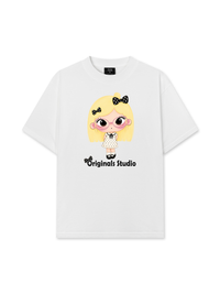 Áo Thun Relaxed Fit  Cute Dotty Girl