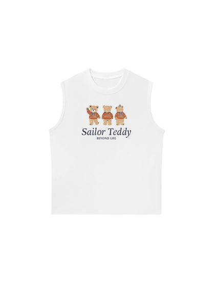 Áo Ba Lỗ Relaxed Fit Sailor Teddy