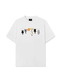 Áo Thun Relaxed Fit  Cat Line Up