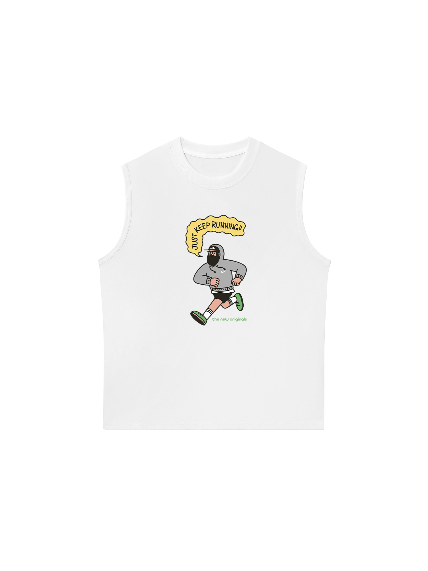 Áo Ba Lỗ Relaxed Fit Just Keep Running