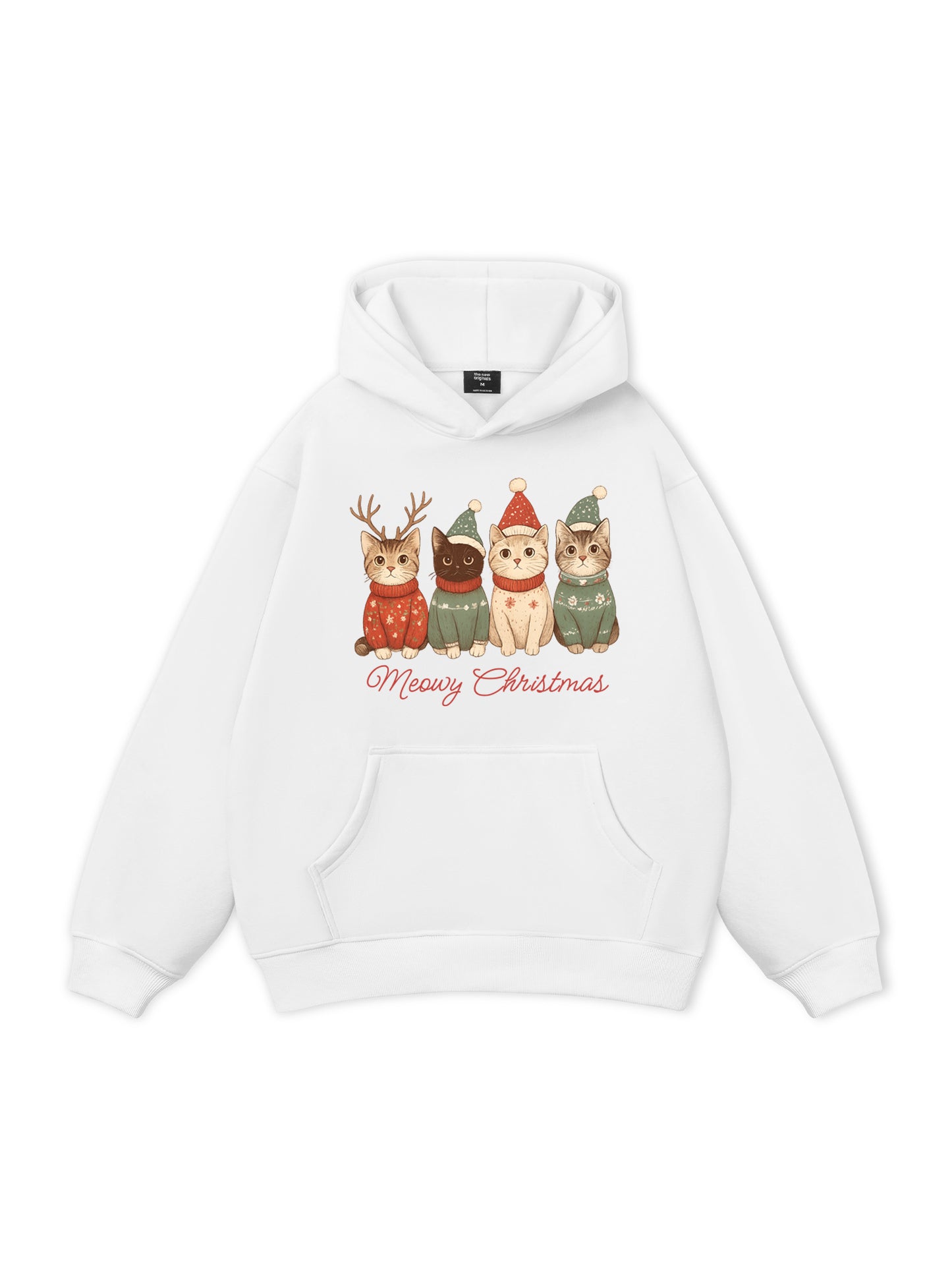 Meowy Christmas Hoodie
