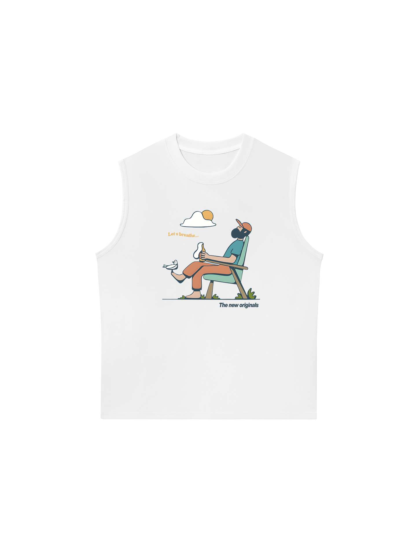 Áo Ba Lỗ Relaxed Fit Let_s Breathe