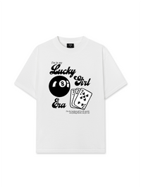 Áo Thun Relaxed Fit Lucky Girl Era