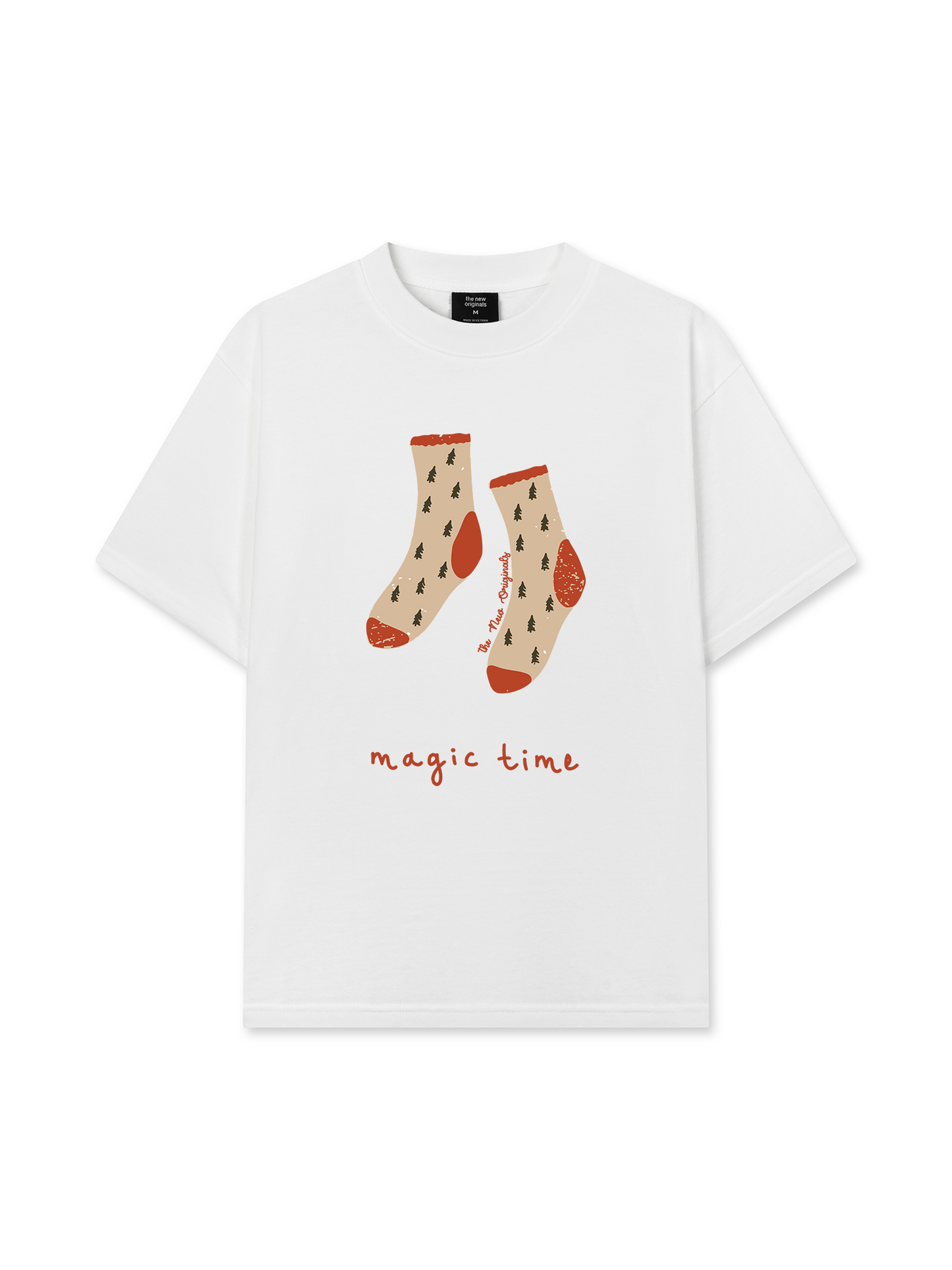 Áo Thun Relaxed Fit Autumn Vibes Magic Time