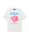 Áo Thun Relaxed Fit Summer Vibes Coral Beach