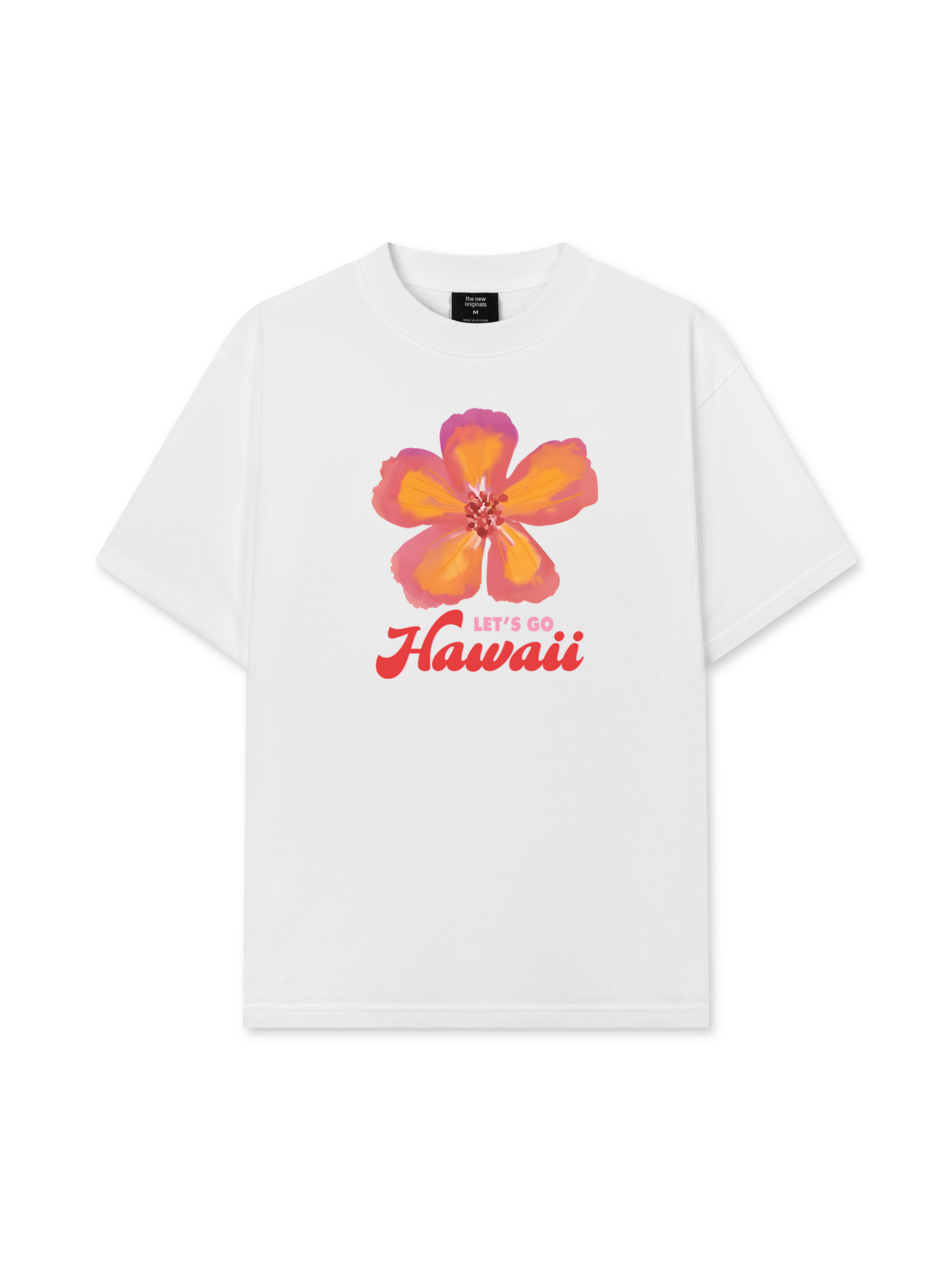 Áo Thun Relaxed Fit Summer Vibes Hawai Flower