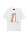Áo Thun Relaxed Fit Daily Cuties Meow & Bow