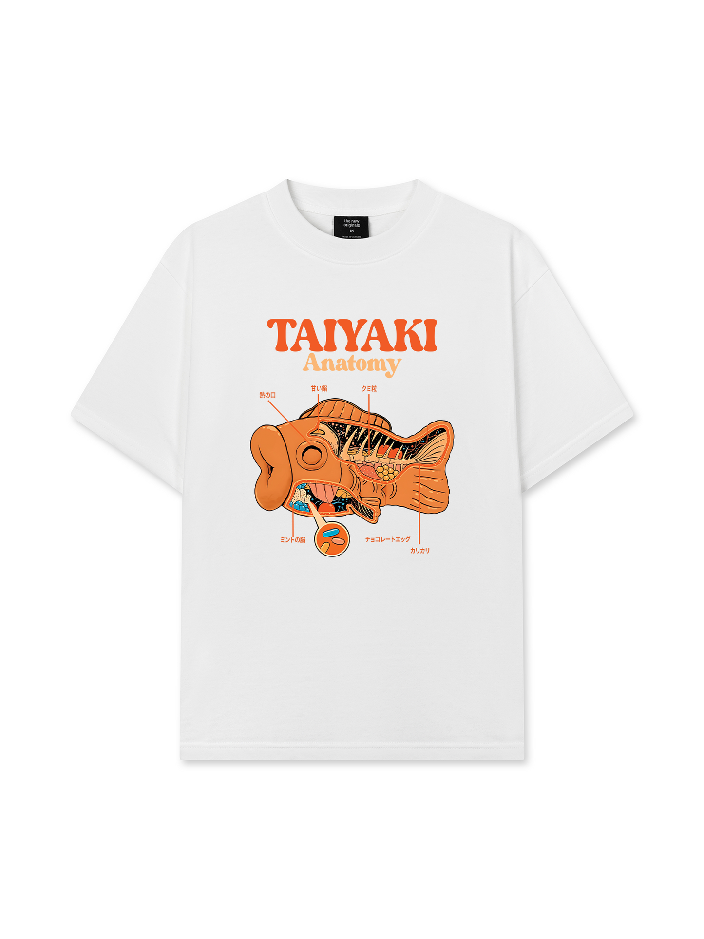 Áo Thun Relaxed Fit Taiyaki Anatomy