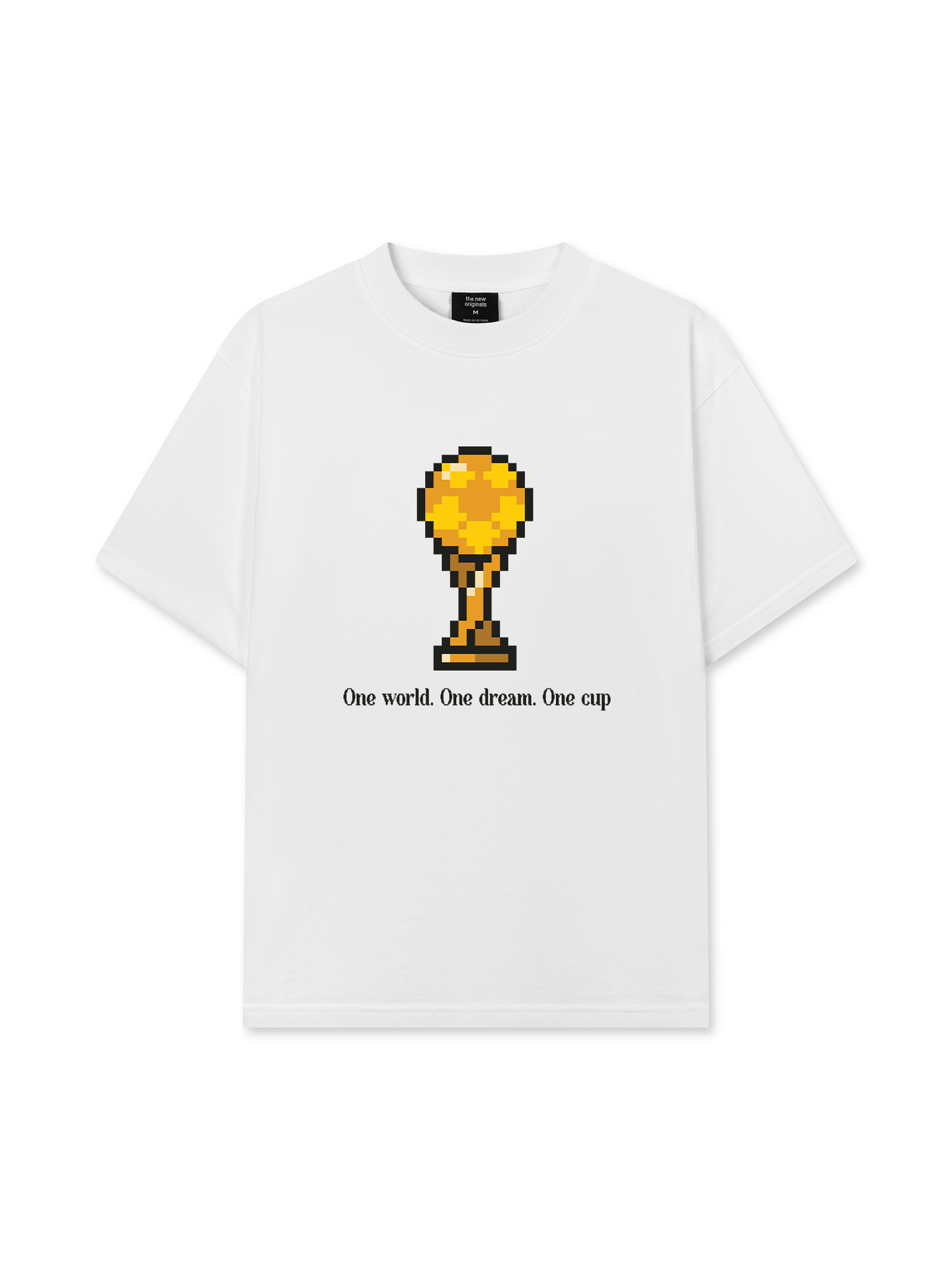 Áo Thun Relaxed Fit Pixel Universe World Cup