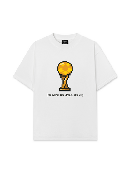 Áo Thun Relaxed Fit Pixel Universe World Cup